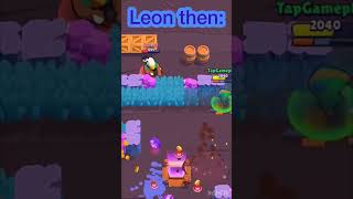 Leon now vs then (brawl stars)