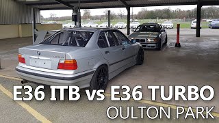 E36 ITB vs E36 Turbo Oulton Park 2nd March 2019