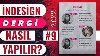 İndesign Dergi Yapımı - Dergi Nasıl Yapılır (Dergi Tasarımı)