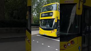 London yellow bus in Central London 🇬🇧 #london #shorts