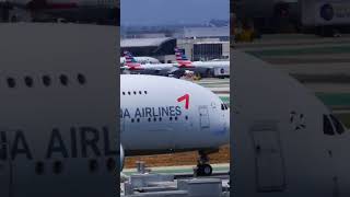 Asiana Air A 380 at LAX #planespotting #avgeek #aviation