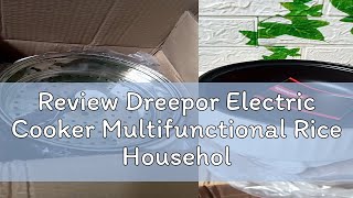 Review Dreepor Electric Cooker Multifunctional Rice Household Non-Stick shabushabu Hot Pot cooker 3