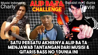 Akhirnya Alip Ba Ta Berikan Jawaban Satu Persatu Tantangan Dari Musisi&Gitaris Bass No 1 Dunia ini