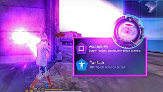 TalkBack Settings Free Fire Enable ✅ This MOR Headshots 😱 Settings in Free Fire