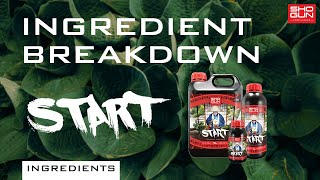 Ingredients Breakdown SHOGUN Start - A Young Plant Nutrient