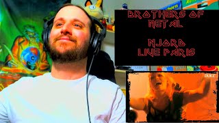 Brothers of Metal - Njord (Live Paris 2020) (Reaction)