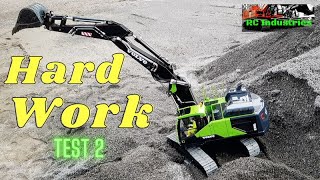 RC Excavator @ hard work *full hydraulic volvo*  part 2