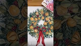 #natal #christmas #watercolor #watercolorpainting #aquarela