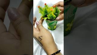 easy pottery painting || painting ideas #acrylicpaiting #shorts #shortsvideo #pottery #hacks