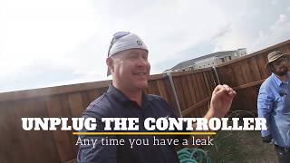 Stopping a leak from Chemical Controller