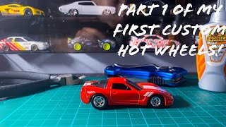 Part 1 of the C5 Corvette Custom! #C5 Corvette #Hot Wheels #diecast