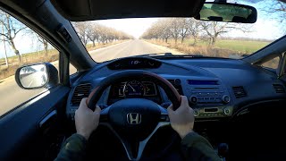 2008 Honda Civic Hybrid - POV Review (Binaural Audio)