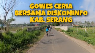 Gowes Ceria bersama diskominfo kab.serang