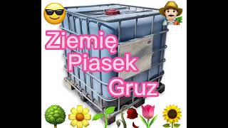 Porządki wiosenne czas zacząć! #ibc #1000l # pojemnik na gruz kompost piasek ziemię