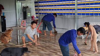 Dọn Dẹp Lau Nền Nhà Chuẩn Bị Cho Ngày Mai Trét Ron Cùng Buổi Cơm Tối Của Mấy Anh Em l tập 453