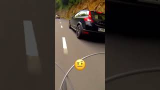 #bike #highway OVERTAKING CARS on a BICYCLE 😳