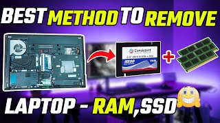 Best Method To Remove SSD & Ram on Laptop ⚡️ Kisi Bhi Laptop Se Ram Easily Remove Kaise Kare