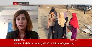 BBC World News - UNRWA Director of Communications Juliette Touma