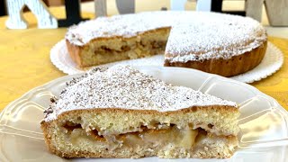 CROSTATA O TORTA? RICETTA d'autunno deliziosa con  MELE NOCI UVETTA che si scioglie in bocca