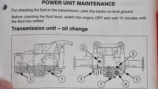 Case IH CS86 transmission oil change tips.