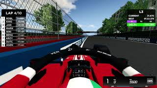 I WASTED A RACE WHERE I WAS IN THE LEAD WITH 30 SECONDS... | Formula Apex - Roblox