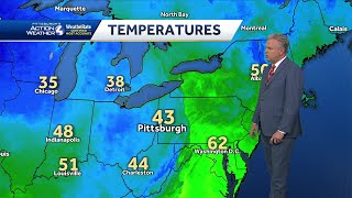 Snow, rain mix heading to Pittsburgh