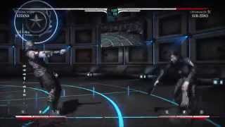 MKX Kitana (Royal Storm) 46% Midscreen (1 Meter) and more Combos