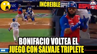 Así fue el SALVAJE TRIPLE de EMILIO BONIFACIO contra NICARAGUA en la SERIE DEL CARIBE 2024