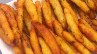 Crispy Potato Sticks l Easy Potato Snacks l Potato Sticks Recipe