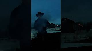 Fanning SAA After Sunset #western #cowboy #gunfighter #rdr2 #shooting #saa #cool #clinteastwood