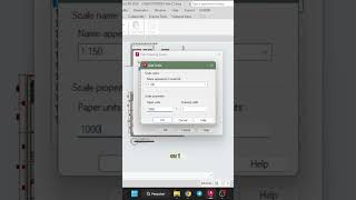 DESENHO EM ESCALA NO AUTOCAD #autocadshorts #autocaddrawing