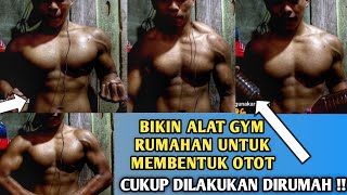 Cara Membesarkan Otot Tangan Dirumah Menggunakan Botol ‼️- Latihan Gym Rumahan