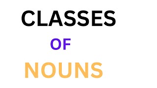 Different classes of nouns in Swahili