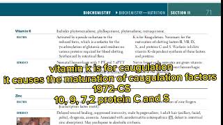 vitamin K page 71|first aid USMLE|fcps part-1 preparation|cpsp favorite BCQUES