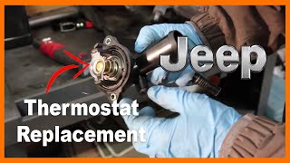 2012 Jeep Wrangler Sport Thermostat Replacement (No Heat)