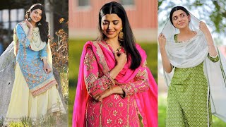 Nimrat Khaira Suits Design || Latest designer Punjabi Suits #shorts