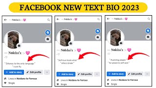 Facebook stylish new text bio || Facebook top bio 2023 || Facebook bio @Trickmaster412