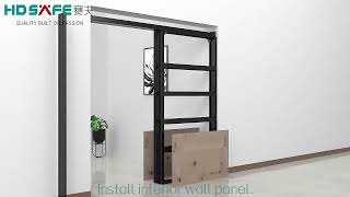 How to assemble the glass door frame?? 👏🔥