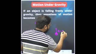 MOTION UNDER GRAVITY 🔥🔥 EQUATION OF FREE FALL