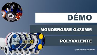 Monobrosse professionnelle polyvalente Ø430mmm- DUMATOS EQUIPEMENT