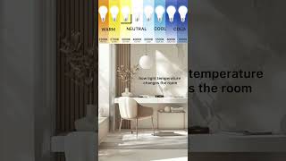 WHAT LIGHT TEMPERATURE TO CHOOSE FOR HOME? #interiordesign