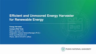 Efficient and Unmoored Energy Harvester for Renewable Energy