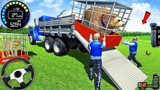 Animal Indian Transport Truck Simulator || Real Zoo Transporter Offroad Driving || Android Gameplay