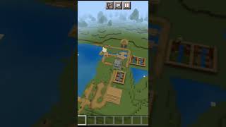 minecraft smallest village #shorts #minecraft #shortfeed #fun #minecraftshorts