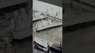 Boat Crash Almost Takes Out Grandma