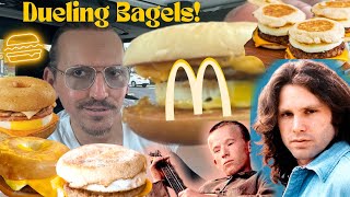 McDonald’s Sausage Egg & Cheese Bagel Review! #foodreview #mcdonalds #mcdonaldsreview #tastetest