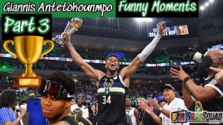 Giannis Antetokounmpo Funny Moments Part 3: Championship Edition