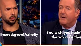 Andrew Tate on his version of “Authority” over women Piers Morgan “Semantics”?