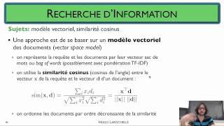 Traitement automatique des langues [5.7] Classification de documents - recherche d'information