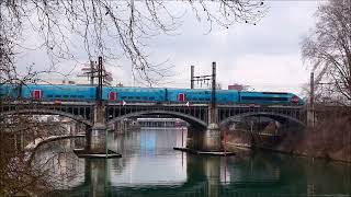 [Maisons-Alfort-94] Trafic ferroviaire sur le pont de la Marne (RER D, Transilien R, TER et TGV)